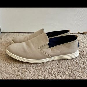 Cole Haan slip-ons in cream